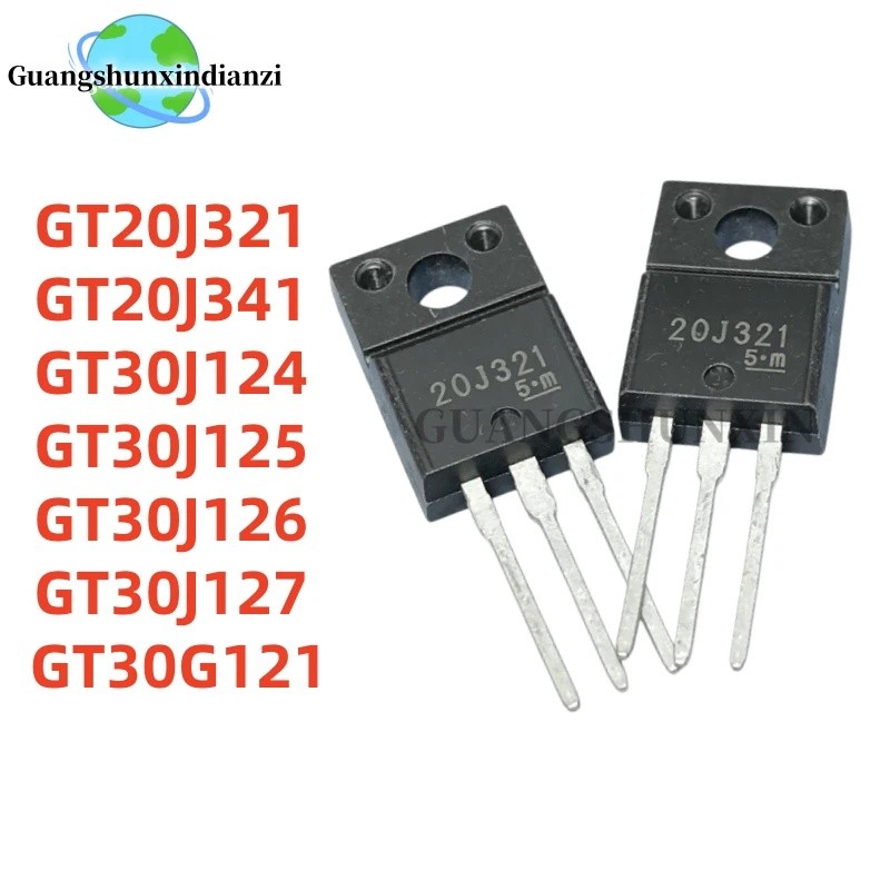 1-5PCS GT20J321 GT20J341 GT30J124 GT30J125 GT30J126 GT30J127 GT30G121 TO220F 20J321 20J341 30J124 30