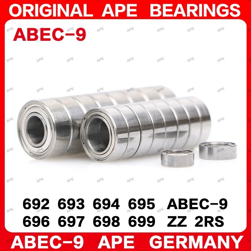5/10pcs ABEC-9 แบริ่ง 692ZZ 693ZZ 694ZZ 695ZZ 696ZZ 697ZZ 698ZZ 699ZZ Z ฿ 2RS แบริ่ง