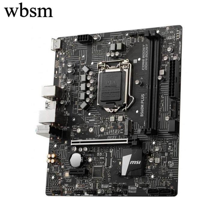 [คอลัมน์เมนบอร์ด] MSI/MSI B560M-PLUS 1200 Pin รองรับเมนบอร์ด cpu รุ่นที่ 10 รองรับ VGA HDMI M2