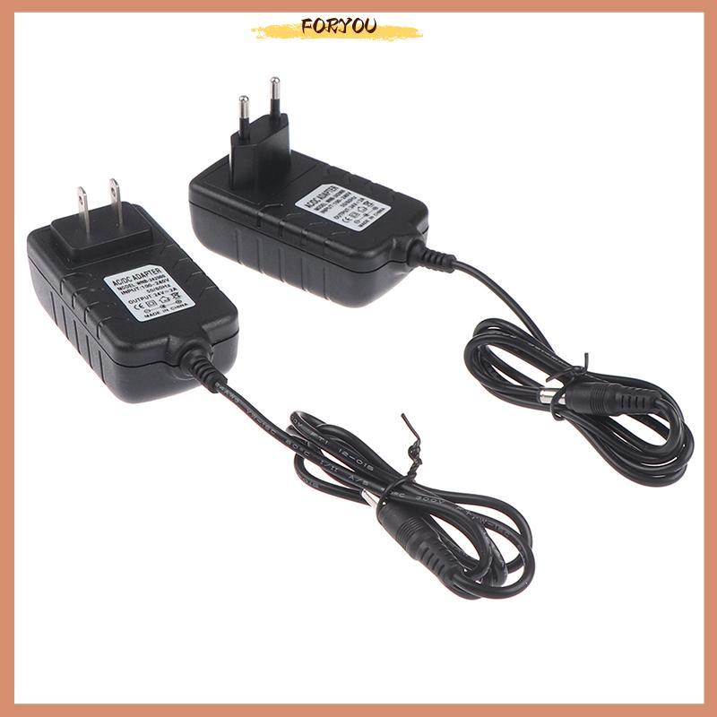 FORYOU 1 PC 24V 2A Power Supply Adapter สําหรับ UV LED โคมไฟเครื่องเป่าเล็บเล็บเครื่องมือ