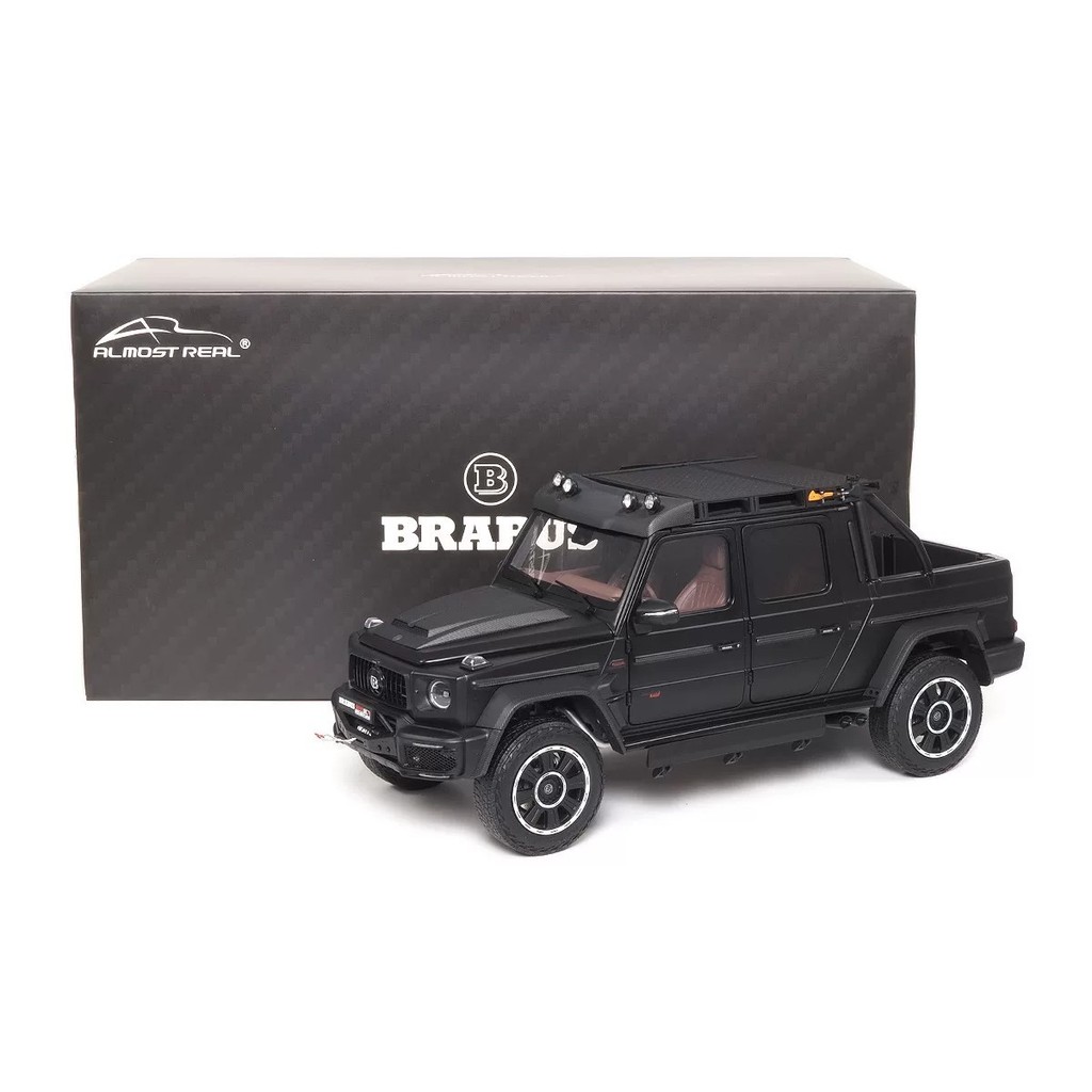 อาร์ 1/18 博速 800 挂版 XLP 2020 款 亚黑 款号:860525名:Brabus G 800 Adventure XLP - 2020 - Designo Night Black