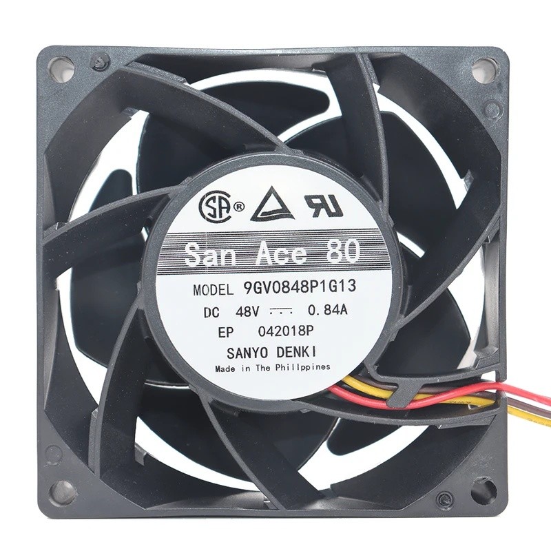 ใหม่ Sanyo 9GV0848P1G13 8038 48V 0.84A PWM ควบคุมอุณหภูมิพัดลมระดับไฮเอนด์