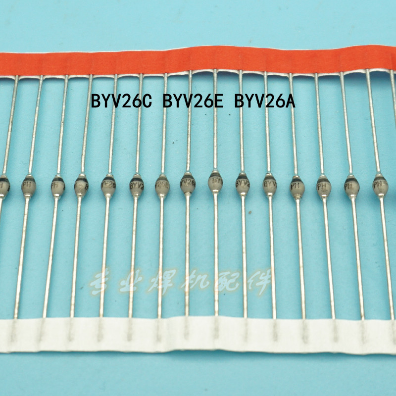 นําเข้า BYV26C BYV26E BYV26A High-Speed Fast Recovery Diode เครื่องเชื่อมอะไหล่ซ่อม
