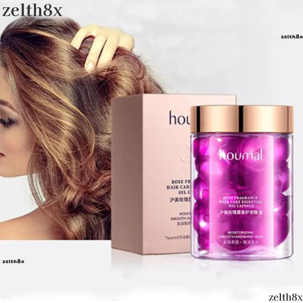 ZELTH Rose Capsules น้ํามันหอมระเหยผม, ความยืดหยุ่น บํารุงสารสกัดจากพืช Keratin Oil, ทนทานน้ํามันหอม