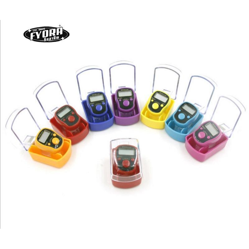 FYORA 5 หลัก LED Tally Counter Finger Ring Hand Tally Counter Digital Timers