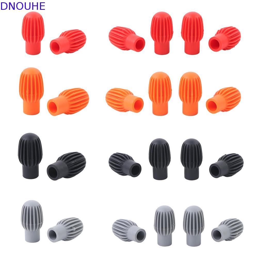 DNOUHE กลอง Stick Practice Tip ซิลิโคน 2/4 ชิ้นกลองอุปกรณ์เสริม Percussion Instruments ซิลิโคนกลอง S