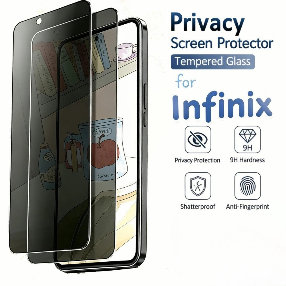 INFINIX ZERO X / ZERO X NEO / ZERO X NEO PRO ANTI SPY TEMPERED GLASS PRIVACY 9H คุณภาพสูง