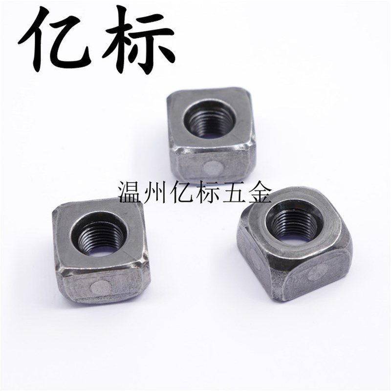 น็อตสี่เหลี่ยม M12x1.25, น็อตความแข็งแรงสูงเกรด 10, น็อตสี่เหลี่ยม M12x1.25x24x15, เหล็กกล้าคาร์บอนส