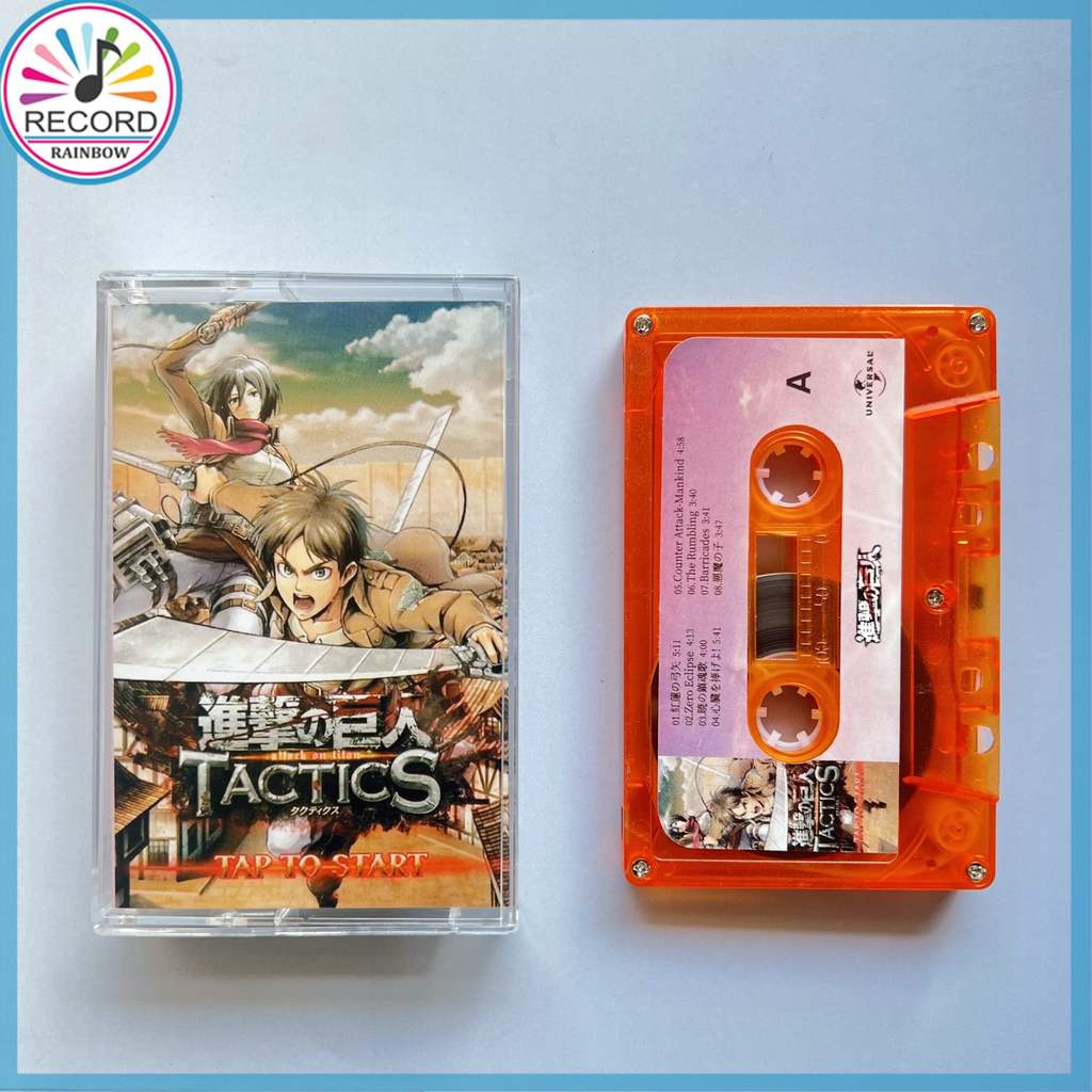 Attack On Titan Hajime Isayama Cassette Tape Brand New Sealed Original LX