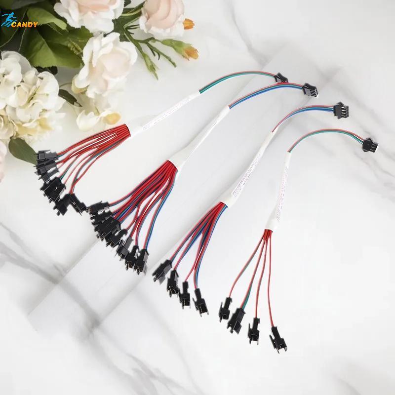 NDY 3Pin 4Pin เครื่องขยายสัญญาณ LED Repeater Controller 1 ถึง 4/8 Mini TTL Repeater โมดูล RGB แอดเดร
