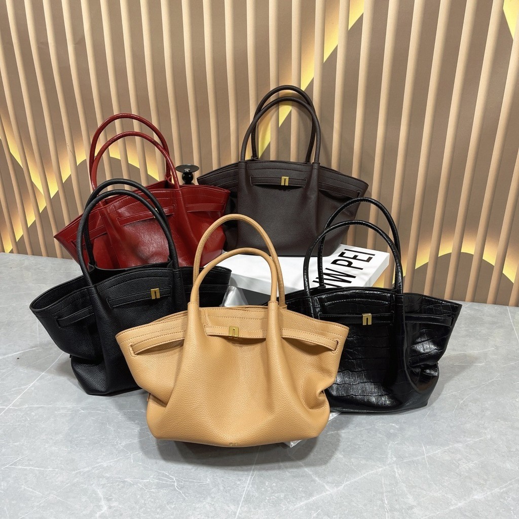Niche Design JW PEI Dumpling Bag ความจุขนาดใหญ่ Hana กระเป๋าถือไหล่เดียวขนาดใหญ่ Tote Bag กระเป๋าหญิ