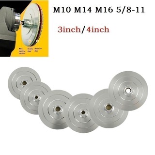 ตีนตุ๊กแก หนามเตย แผ่นติดผ้าทราย 3-4 นิ้ว เกลียว M14 M10 M16 5/8''-11 ใส่หินเจียร ได้