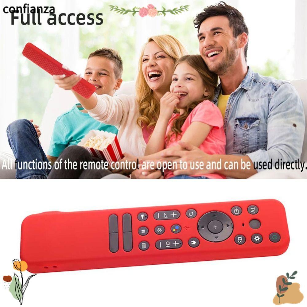 CONFIANZA TV Stick ฝาครอบ RMF-TX800/RMF-TX900 สีธรรมดากันกระแทกแฟชั่นสําหรับ QD-OLED สําหรับ QD-OLED