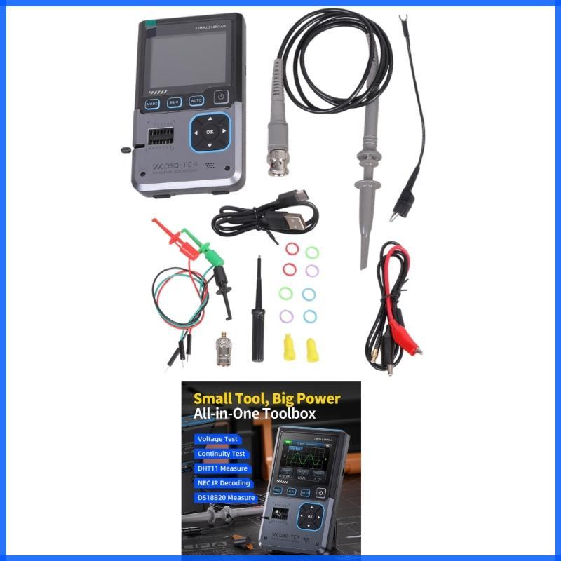 Con DSO-TC4 3 in 1 Digital Oscilloscope 2 8 นิ้วหน้าจอเครื่องกําเนิดสัญญาณและส่วนประกอบเครื่องมือทดส
