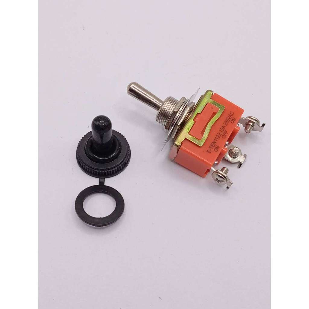 สวิตช์โยก E-TEN1122 เป็นสวิตช์ประเภท Toggle Switch แบบ 3 ขา ที่มีฟังก์ชันการทำงานแบบ ON-OFF-ON