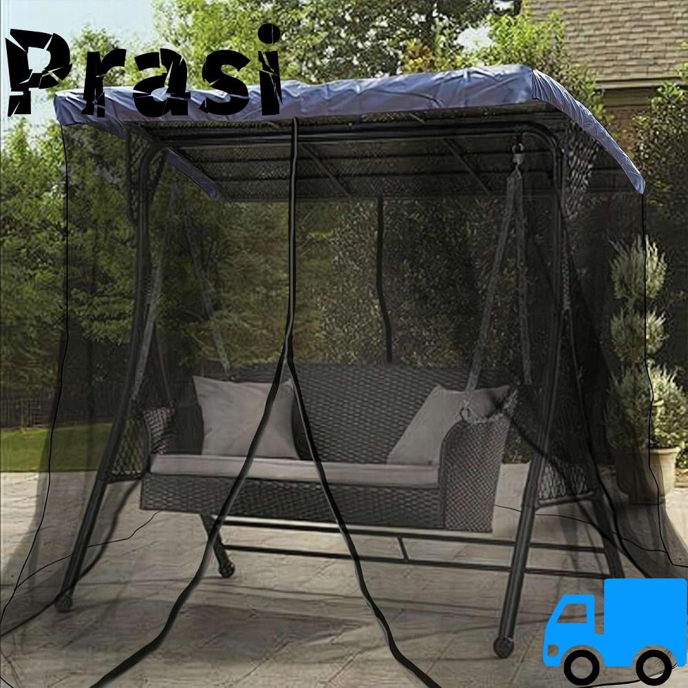 PARASI Patio Swing Mosquiat , Breathable See-through Swing Chair Cover, Universal Zipper Hammock Cha
