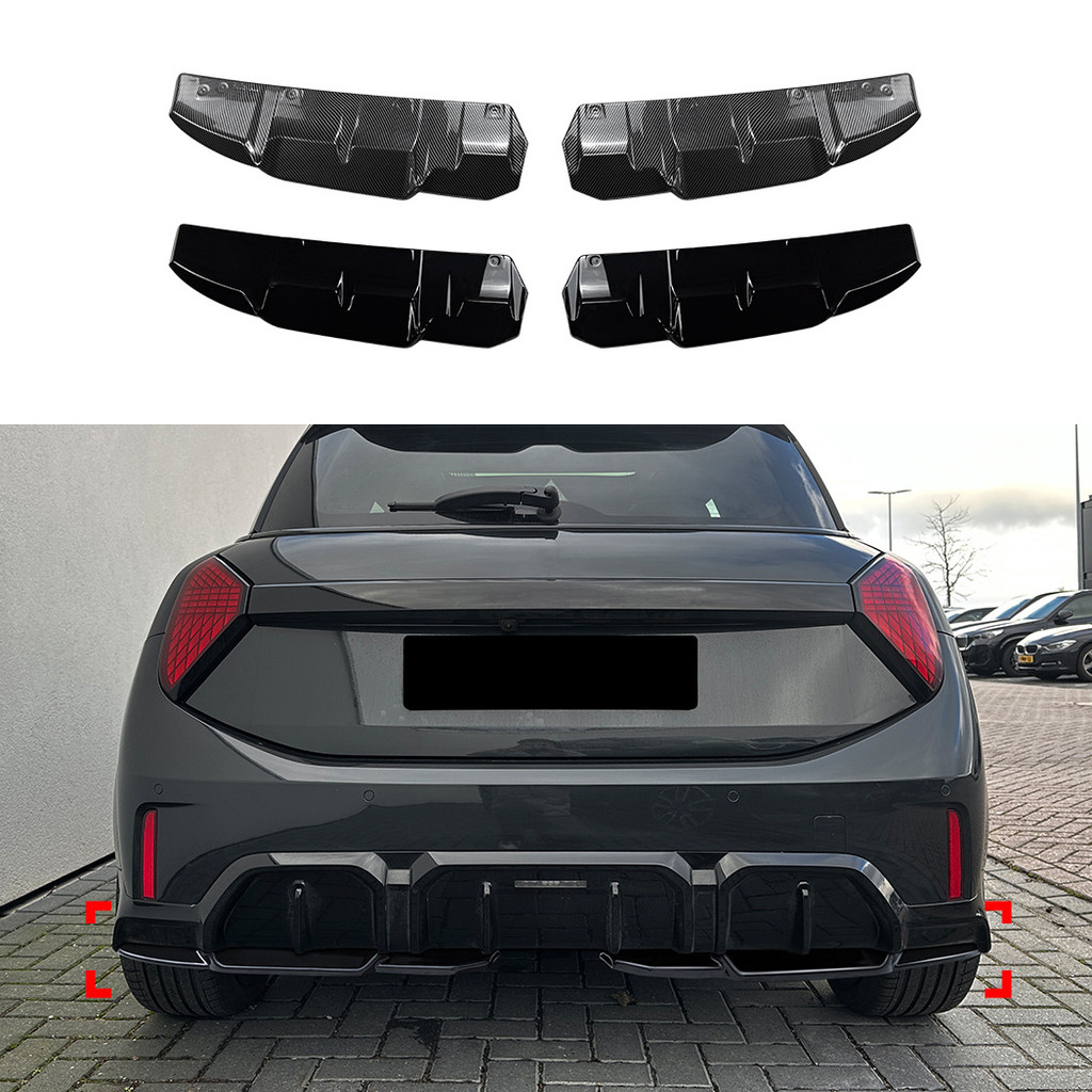 เหมาะสําหรับ Mini Cooper F65 F66 JCW สไตล์ 2024 + สปอยเลอร์ด้านหลังการปรับเปลี่ยนเซอร์ราวด์ขนาดเล็ก