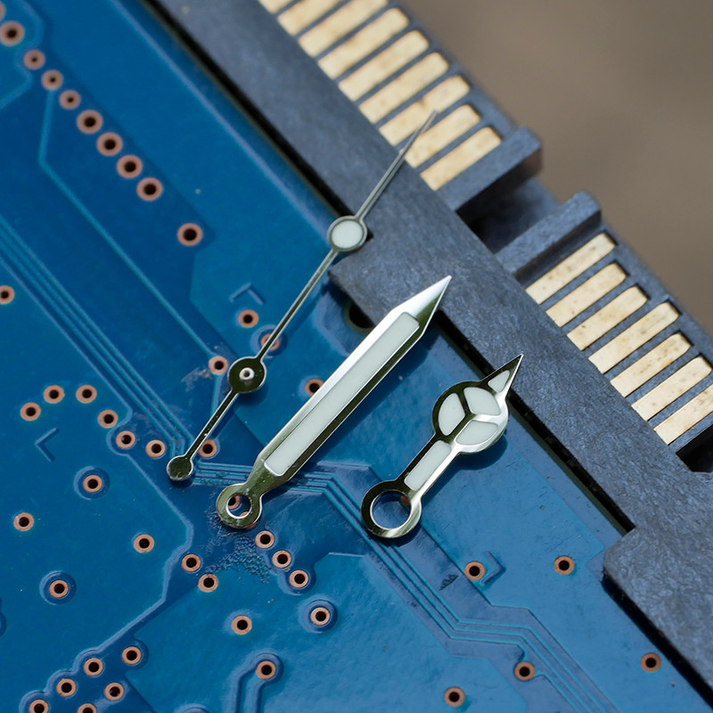 Mercedes-Benz Watch Pointer สีเขียว Strong Luminous เหมาะสําหรับ 2824/2836/PT5000/ST1612 การเคลื่อนไ