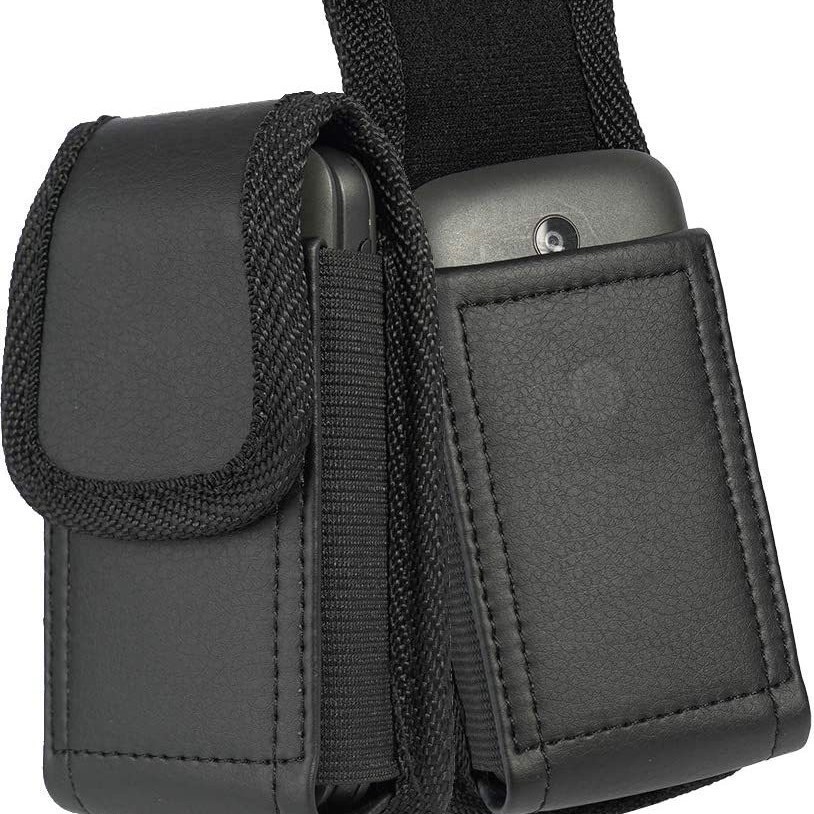 เหมาะสําหรับ Nokia 2720 Flip Phone Leather Case กระเป๋าคาดเอว TCL Flip Pro เคสหนัง Flip 2/3/4