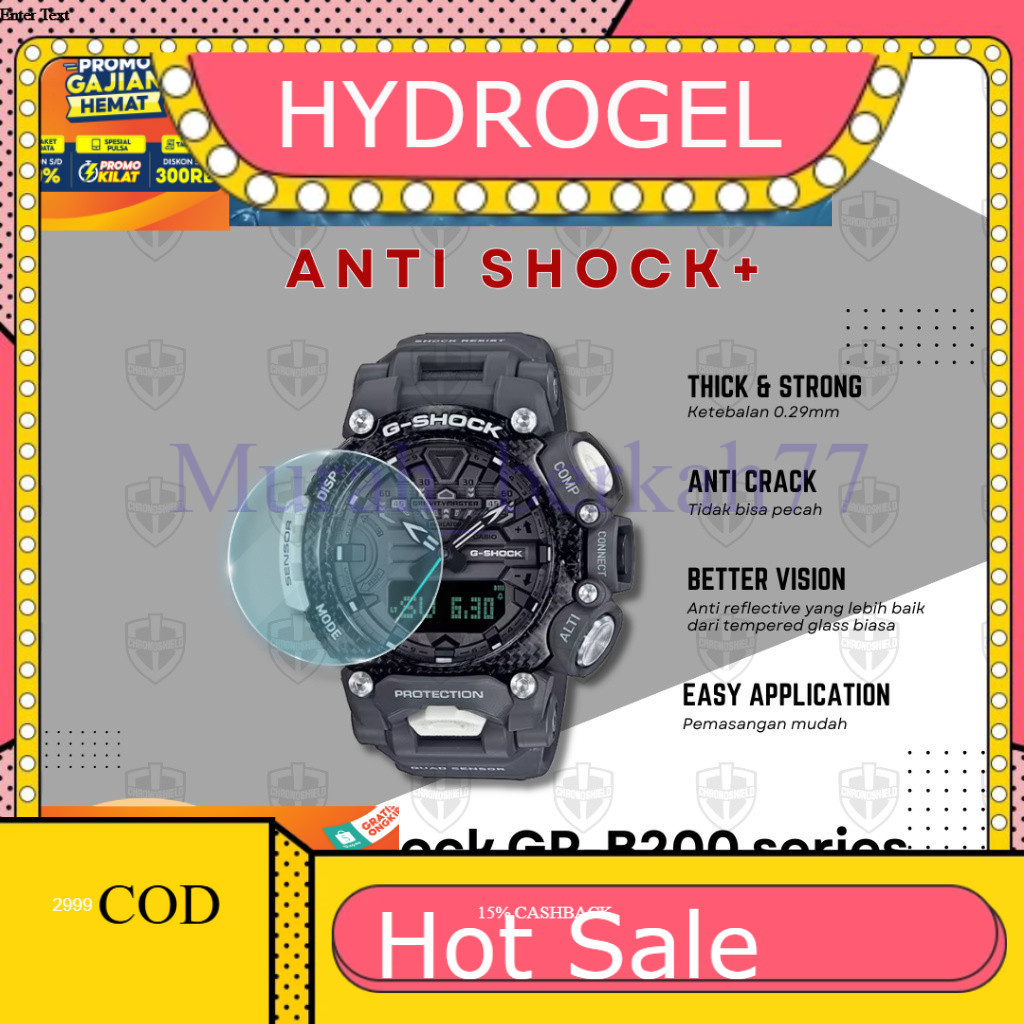 HYDROGEL สําหรับ Casio G-Shock GR B200 GR-B200