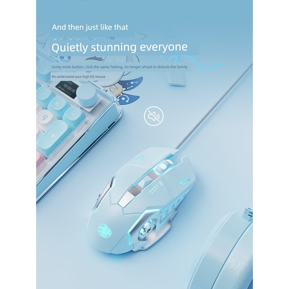 mouse bluetooth mouse wireless Forewalker Mechanical Girl Bluetooth เมาส์มูลค่าสูง