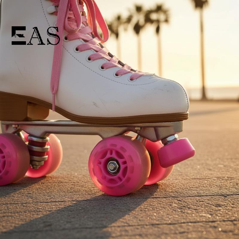 [EA] 64MM PU Flash Skate Wheels Silent Luminous อะไหล่สําหรับ Roller Skate Scooter Skate Park ใช้ TH