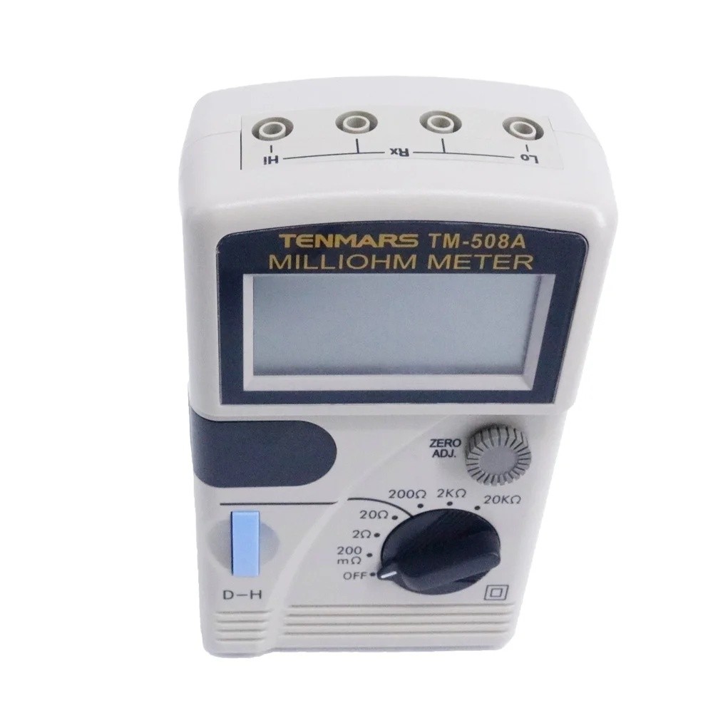 BLW9 Tenmars TM-508A Digital Micro Resistance Meter Milliohm Meter 0.1m ถึง 20K Ohm
