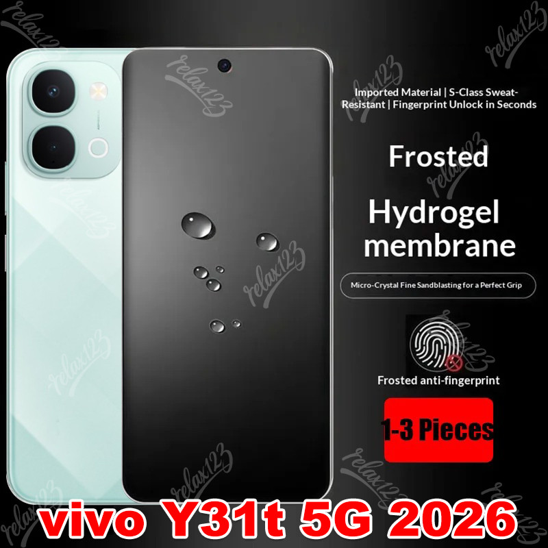 สําหรับ vivo Y31t 5G 1-3Pcs Matte Hydrogel ฟิล์มสําหรับ VIVO Y31T Y31 Y31t Vivo Y 31 T y31t 4G 5G 20