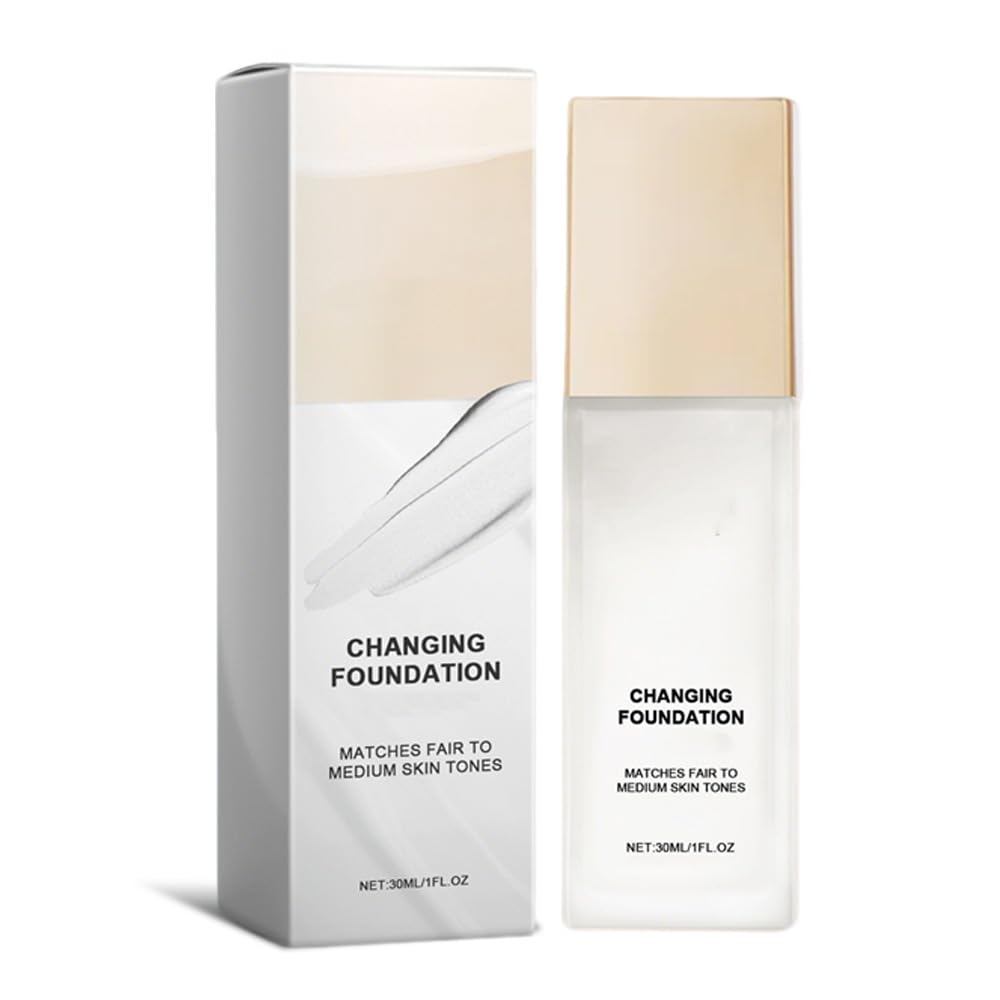 ColorChangFoundationforMature,1PCS|น้ําหนักเบาปกปิดคอนซีลเลอร์,รองพื้นชนิดน้ําให้ความชุ่มชื้น,เหมาะส