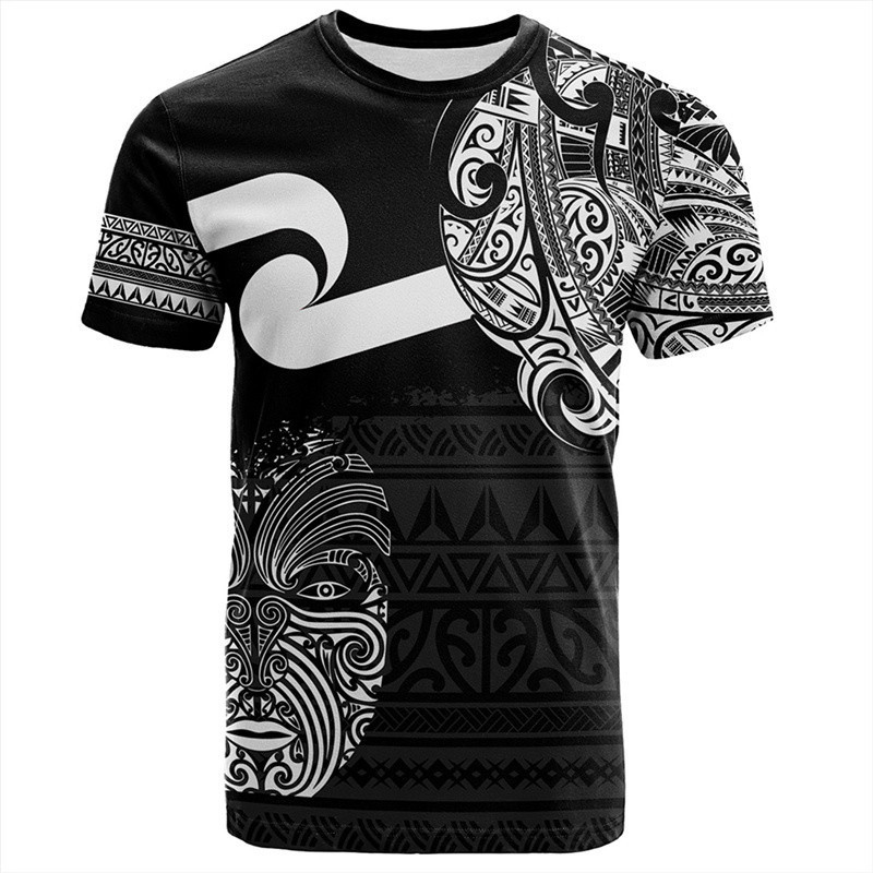 🌼💤 Fashion 3D New Zealand Maori Tribal Patterns Print T Shirt For Men New Zealand Waitangi Day Graph