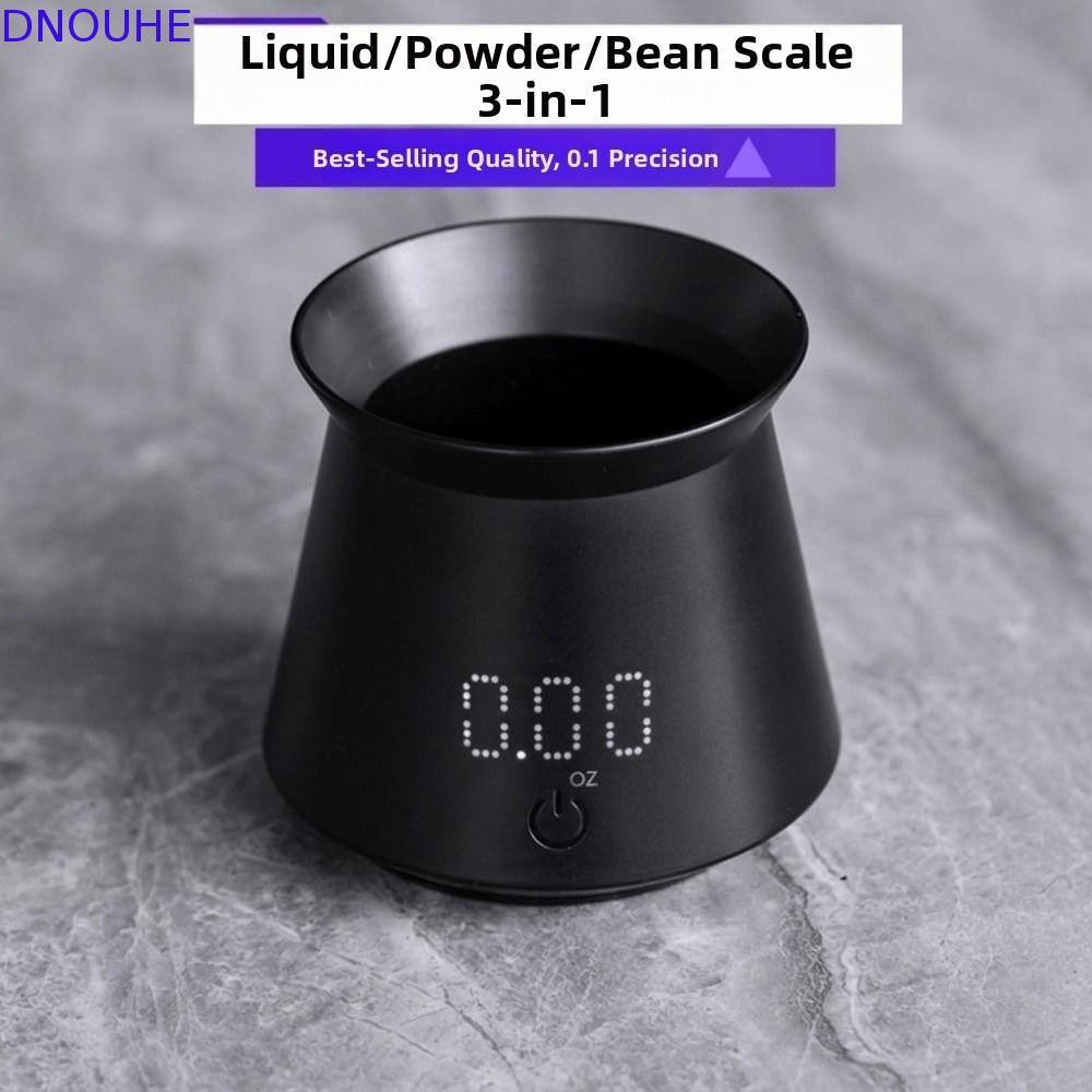 DNOUHE Coffee Mini Scale,ความแม่นยําสูงกันน้ําถ้วยตวงขนาด,เมล็ดกาแฟ IPX 4 แบบพกพา 0.1g Precision Ele