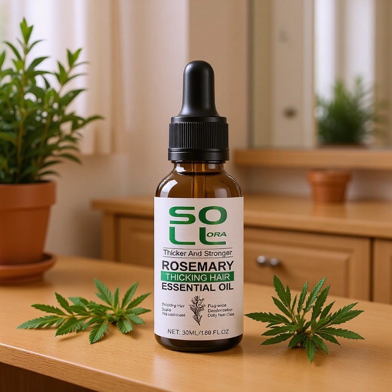 สินค้าใหม่ Hair Care Rosemary Spray Repair Dry Broken Frizz Soft Fluffy Glossy Rosemary Essence Home