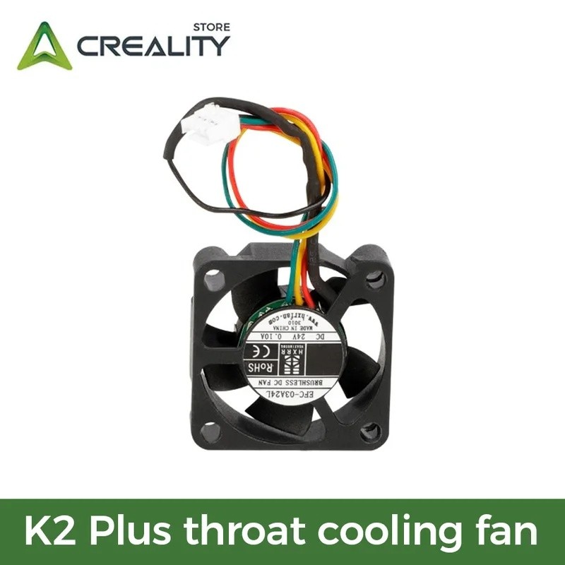 HB Creality K2 Plus พัดลมระบายความร้อนคอ Original K2 Plus พัดลมระบายความร้อนคอ_3010_12K±10%_L85 เปลี