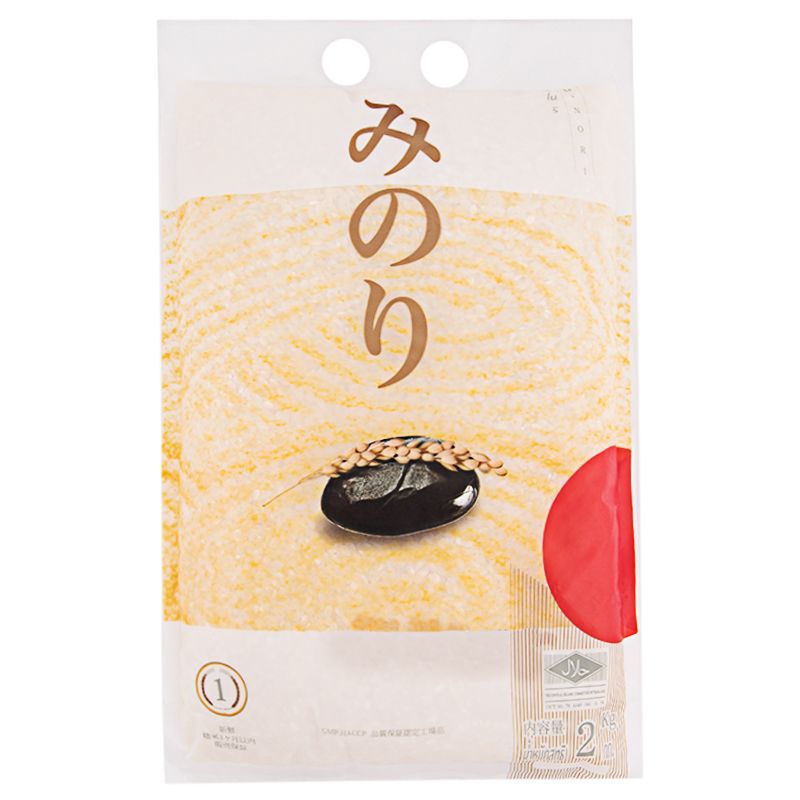 มิโนริข้าวญี่ปุ่น 2กก. Minori Japanese Rice 2kg. [หมายเลขบาร์โค้ด 8854158100226 ]