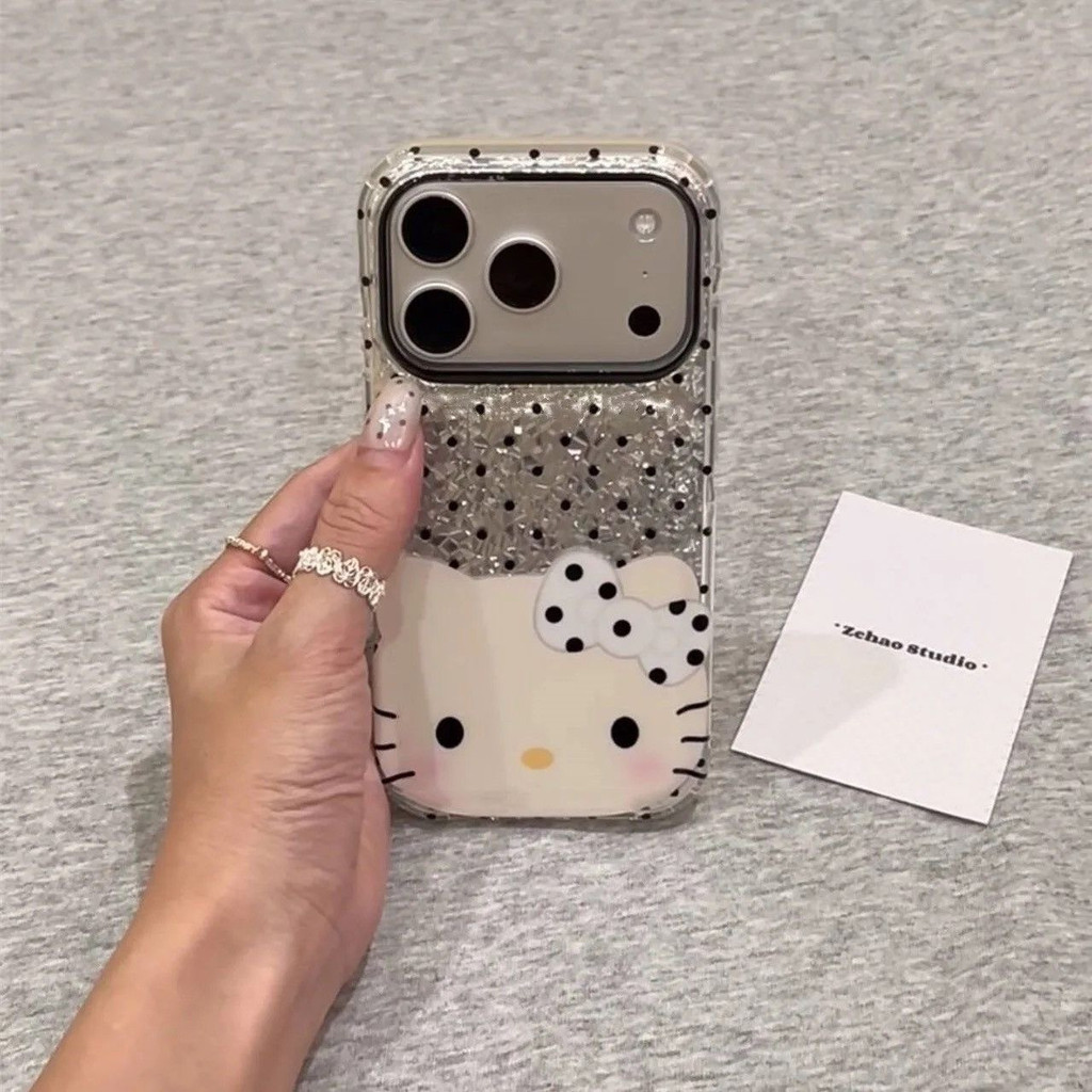 2026 สินค้าใหม่ Cute Shining kt Cat Apple pro|||Phone Phone Phone Case Girl Heart Light Luxury yikai