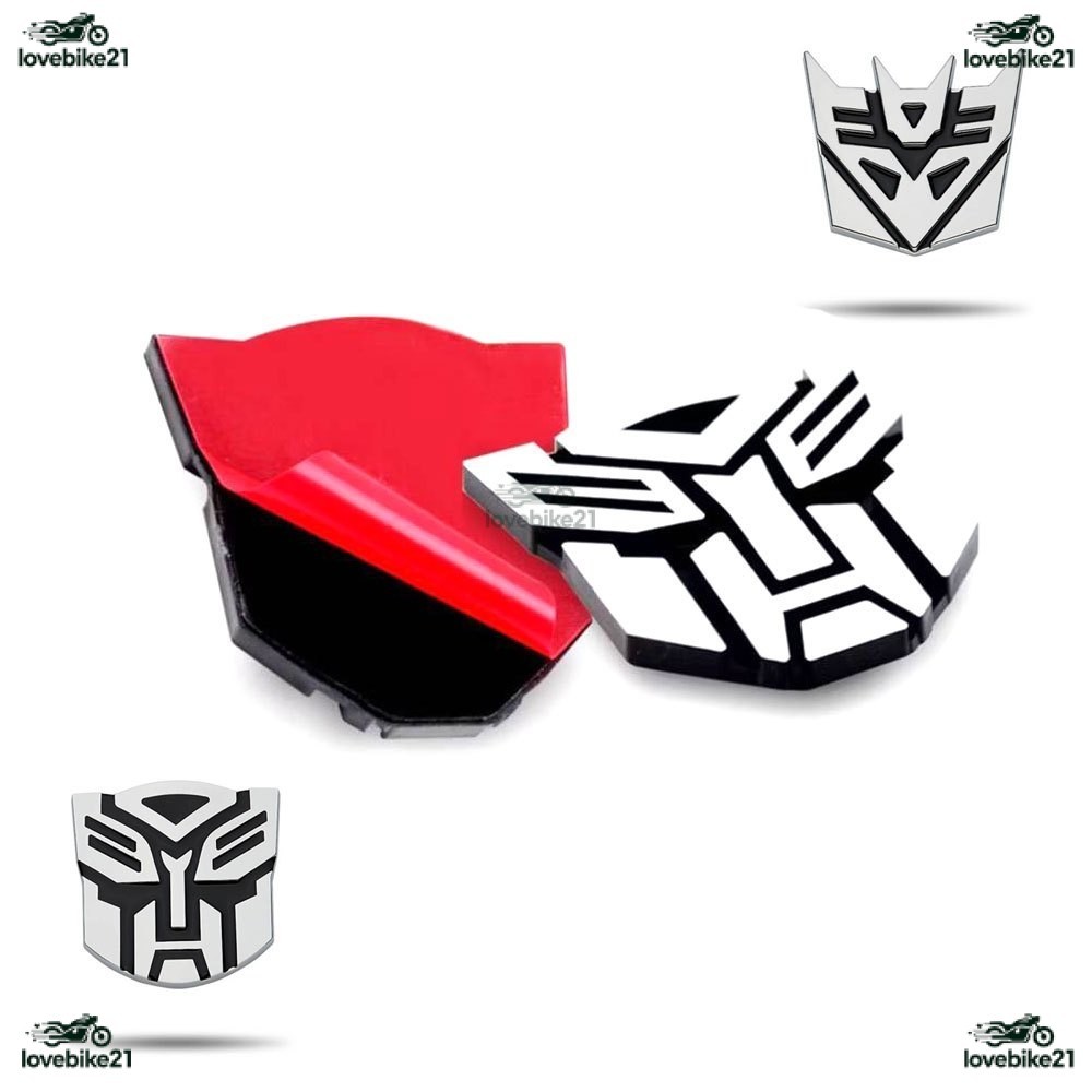 สติกเกอร์โลโก้ Transformers 3D สําหรับติดตกแต่งรถยนต์ ทรานส์ฟอร์มเมอร์ส ส่งด่วนทุกวัน (XX099)