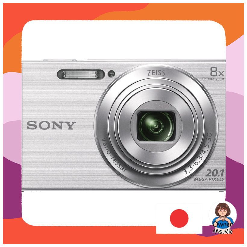 SONY Cyber-shot DSC-W830 Compact Digital Camera Silver 8x Optical Zoom (25-200mm) Compact Body DSLR