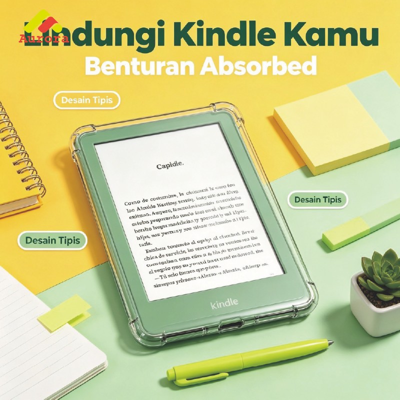 Soft Case TPU โปร่งใส Slim ปลอก Kindle 10 11Th Gen J9G29R M2L3EK PQ94WIF กันกระแทกอุปกรณ์ป้องกัน E R