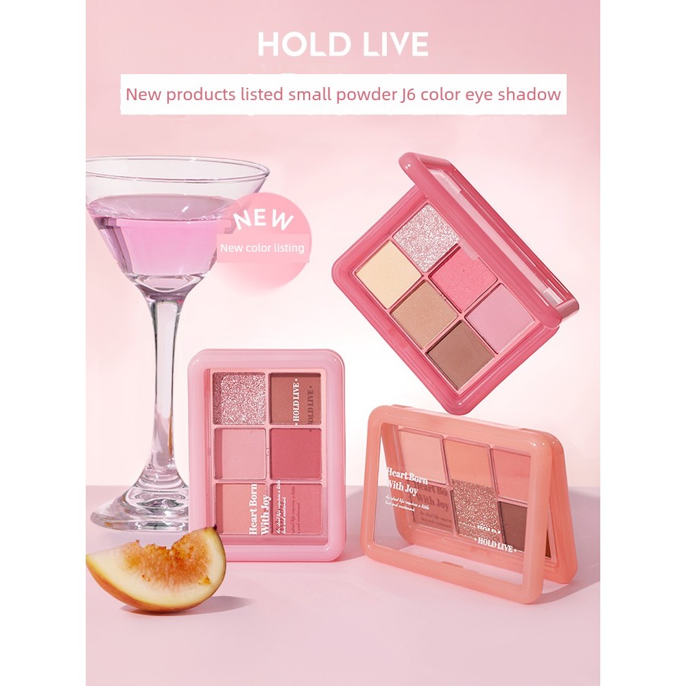 eyeshadow palette eyeshadow HOLD LIVE อายแชโดว์พาเลทไฮไลท์หกสี