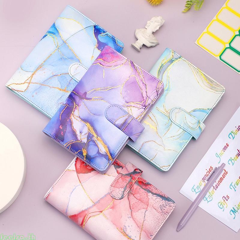 รู้สึกว่า Creative Budget Binder Planner พร้อมแผ่น Budget ซองป้ายกระเป๋า Sticke