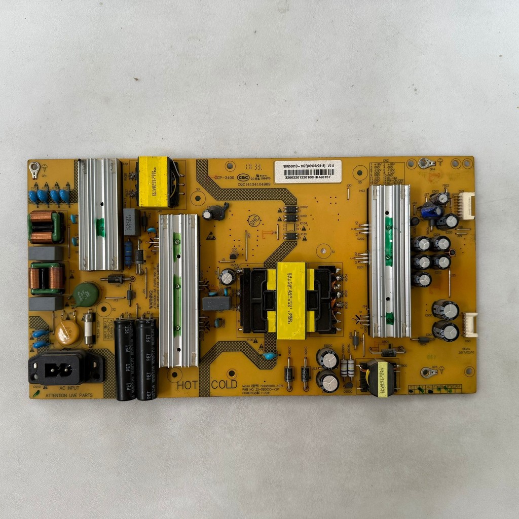 Haier LS55AL88K51A3 U55Q81J บอร์ดจ่ายไฟ SHG5501D-107E 0090727618ยิงจริง