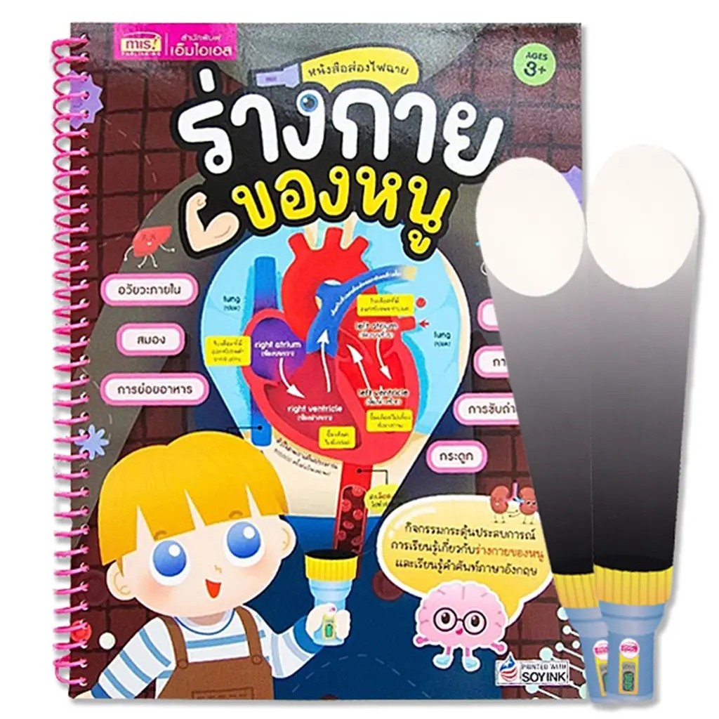 Se-ed (ซีเอ็ด) : หนังสือ หนังสือส่องไฟฉาย ร่างกายของหนู