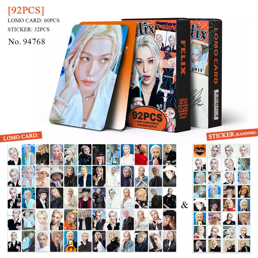 92-96pcs STRAY KIDS Felix DO IT การ์ด Lomo Chang Bin YN Karma สติ๊กเกอร์ Mixtape dominete celebrATE Photocards Seungmin Lee Know HAN บาง Chan Hyunjin โปสการ์ดสินค้าราคาถูก CX