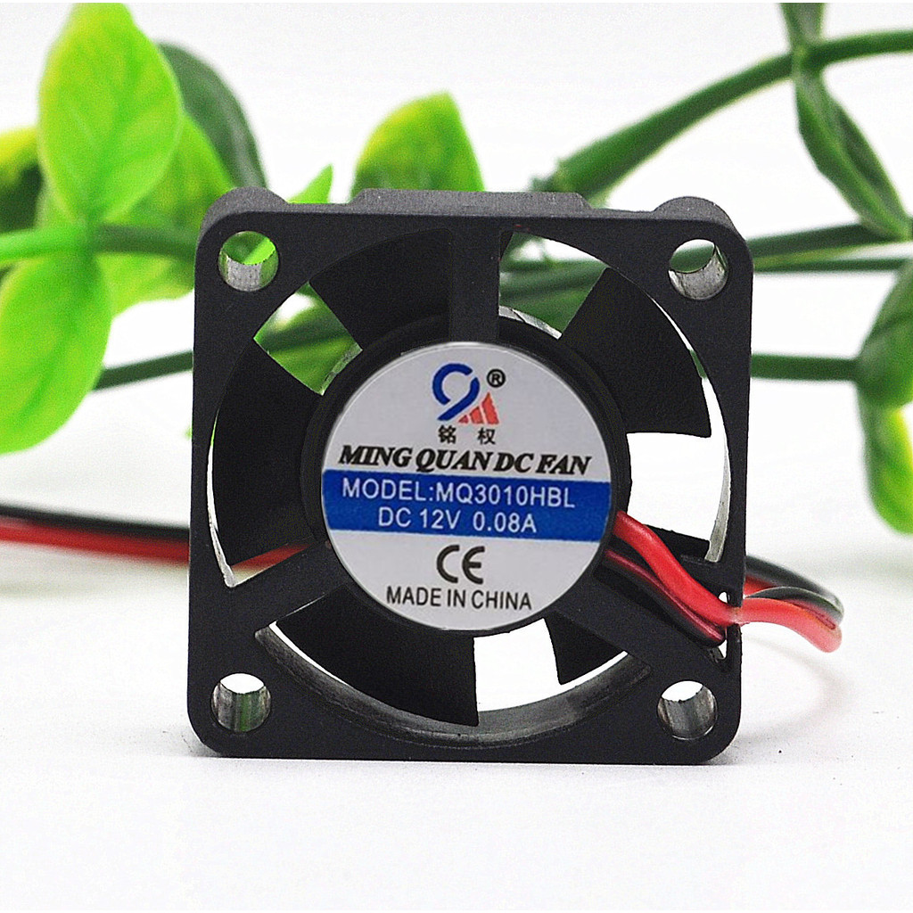 DC Axial Fan MQ3010HBL DC12V 24V พัดลมระบายความร้อนอุตสาหกรรม Ball 3 ซม. Mingquan