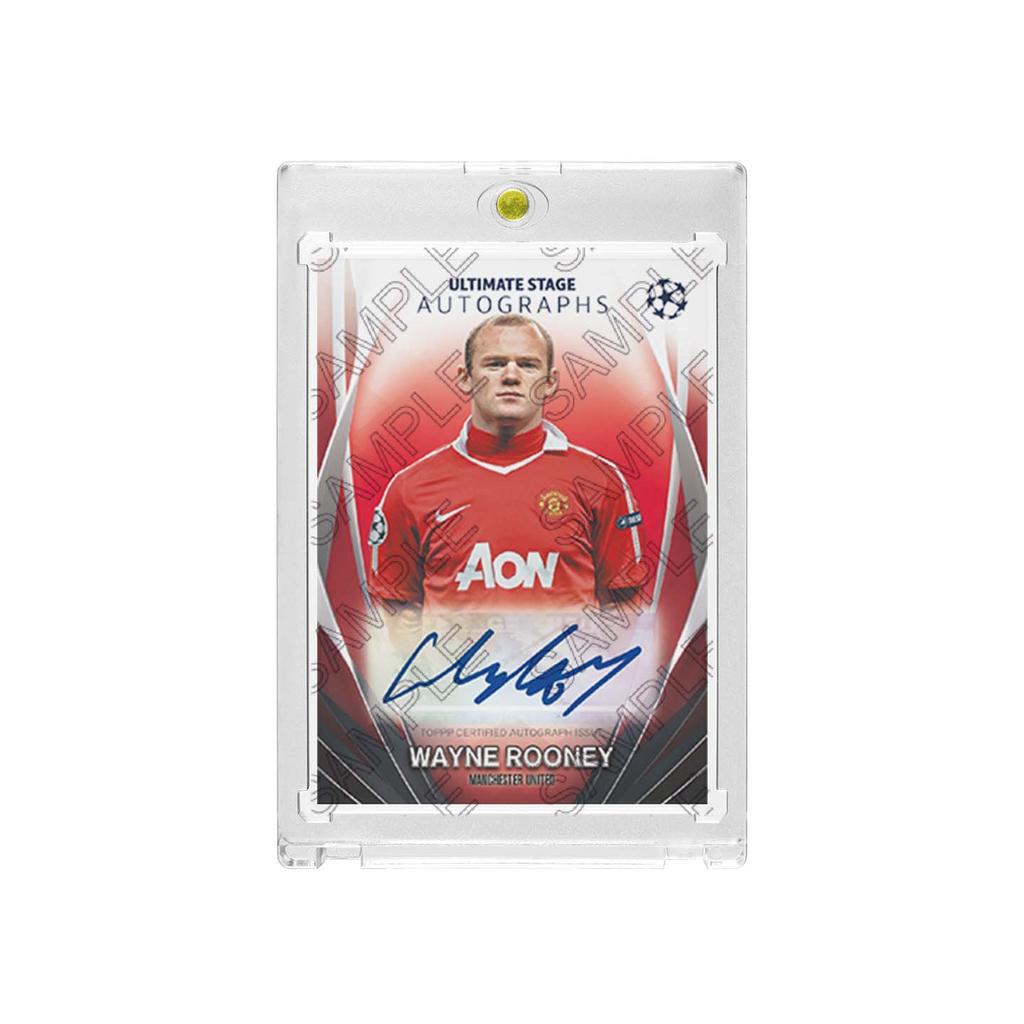[การ์ดที่ระลึก] 2024 European Football Style Star Card Manchester United Rooney Print Sign โฮมเมด