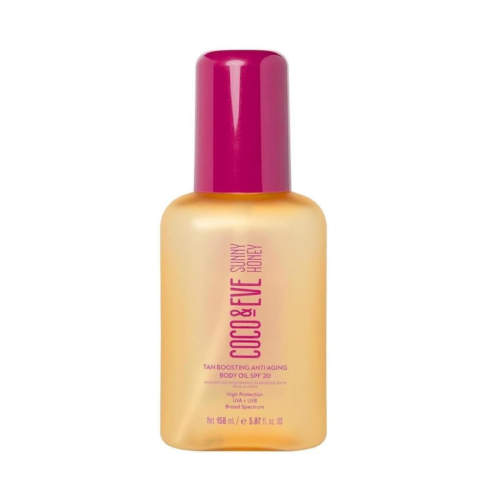 Coco & Eve Anti-aging Body Oil Sun-tanning Enhancer SPF20-Sun-tanning Acceleration Spray, Sun Protec