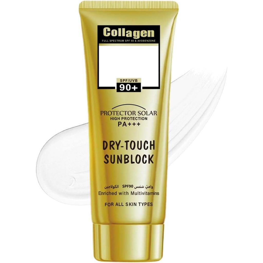 คอลลาเจนครีมกันแดดSPF90PA+++,Factor90Sun,Dry-TouchSunblock,HighProtectionBody&FaceSunLotionForWomenM