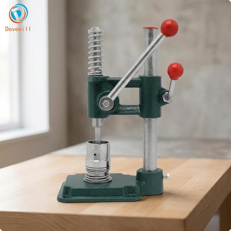 [Jzvphq] คู่มือ Arbor Press Hand-Operated Manual Press Machine Precision Cast Iron สําหรับ Leathercr