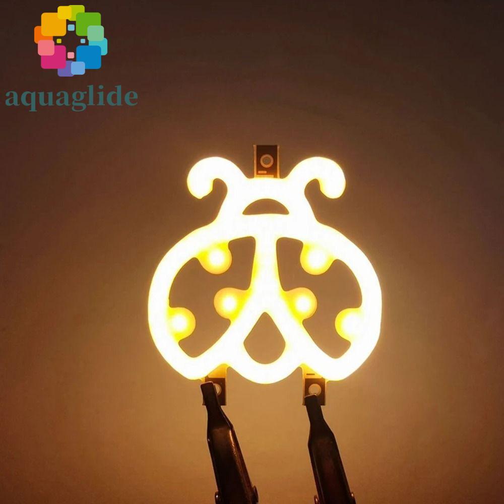 AQUAGLIDE LED Edison Filament, ยืดหยุ่น 3V Diode Light Filament, Love Letter ตกแต่งการ์ตูน Retro Cre