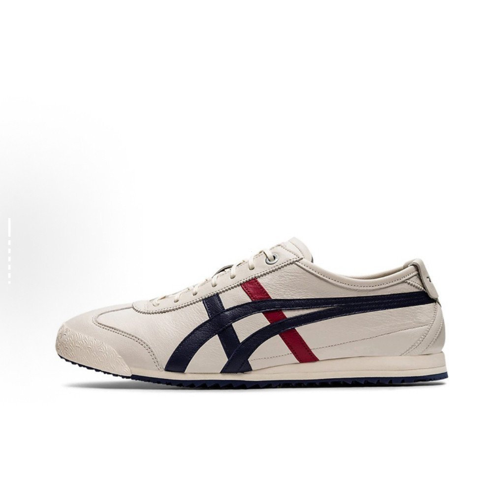 Onizuka MEXICO 66 SD รองเท้าผ้าใบทรงเตี้ยสีขาว Unisex 1183A872-101 7RRW VZ7X